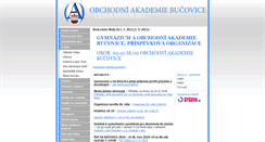 Desktop Screenshot of oabucovice.cz