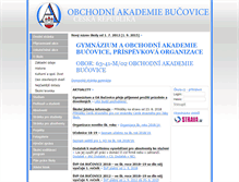 Tablet Screenshot of oabucovice.cz